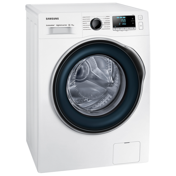 Mașină de spălat Samsung WW80J62E0DW/CE White 8 kg, 1200 rpm, A+++ photo 2