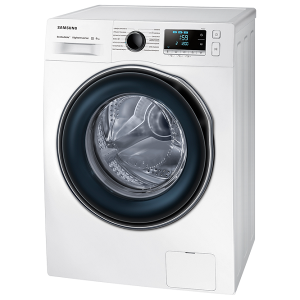 Mașină de spălat Samsung WW80J62E0DW/CE White 8 kg, 1200 rpm, A+++ photo 3