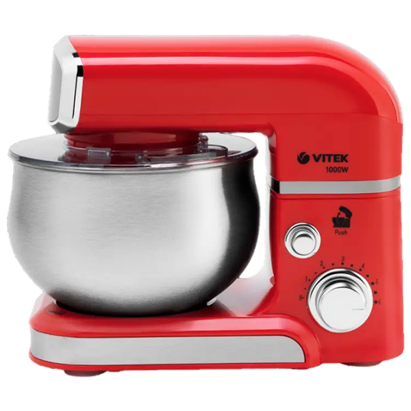 Mașină de bucătărie Vitek VT-4114 Red 1000 W, Mecanic, Numărul de viteze: 6 photo 1