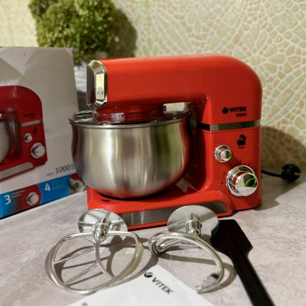 Mașină de bucătărie Vitek VT-4114 Red 1000 W, Mecanic, Numărul de viteze: 6 photo 8