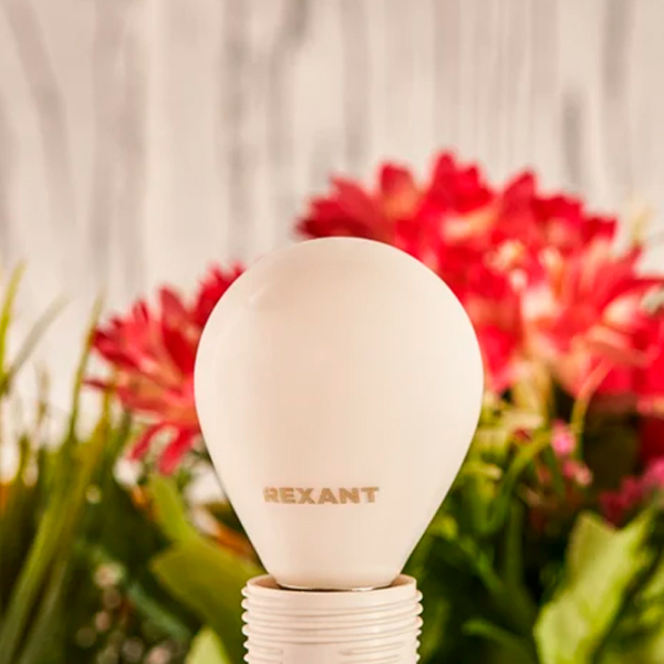 Лампочка светодиодная филаментная Rexant GL45 604-134 E14 | 9.5 Вт | White photo 4