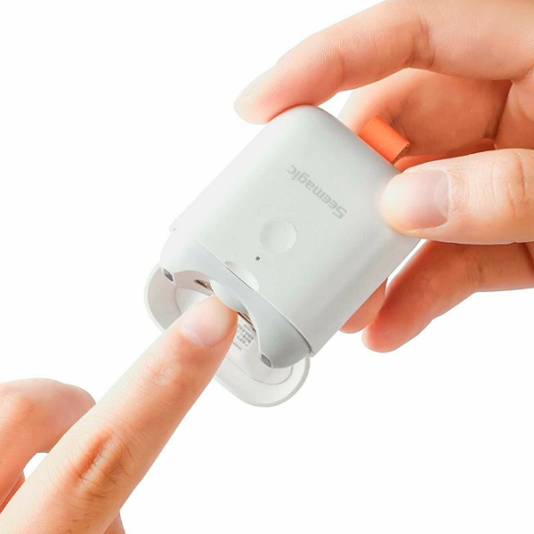 Маникюрные ножницы Seemagic Nail Clipper Mini Оранжевый  photo 3