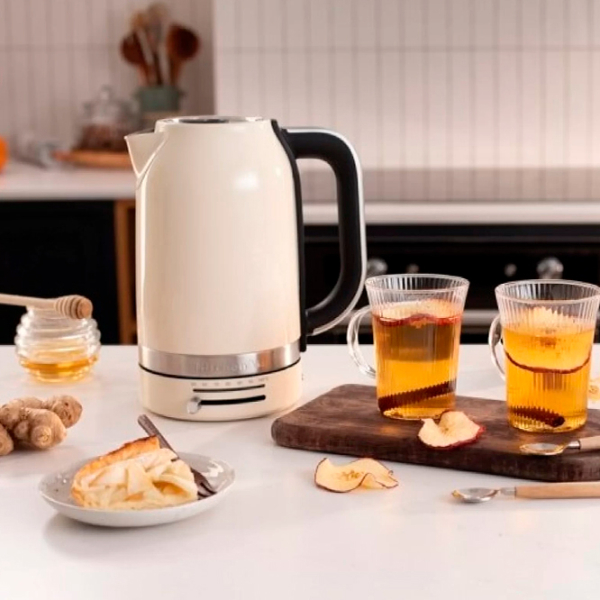 Электрочайник KitchenAid 5KEK1701EAC Кремовый 2400 Вт, 1.7 л, Внутреннее покрытие:  photo 5