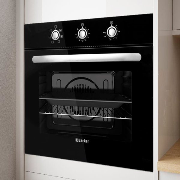 Cuptor încorporabil Backer HCO-66M6F Black A, 66 l photo 3