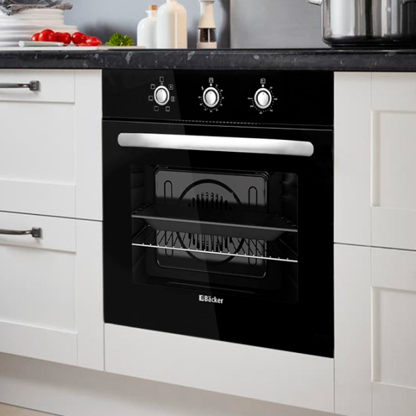 Cuptor încorporabil Backer HCO-66M6F Black A, 66 l photo 5