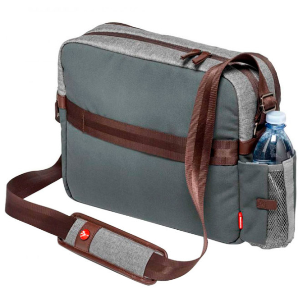 Сумка для фотоаппарата Manfrotto Windsor reporter bag Серый Натуральная кожа, Нейлон, Синтетическая ткань photo 3