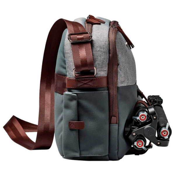 Сумка для фотоаппарата Manfrotto Windsor reporter bag Серый Натуральная кожа, Нейлон, Синтетическая ткань photo 4