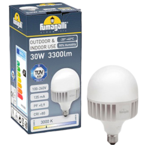Лампочка светодиодная Fumagalli H2LEDHIP3K  E27 | 30 Вт | White photo 2
