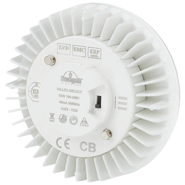 Лампочка светодиодная Fumagalli H2LEDG53CCT HLEDHIP3K GX53 | 7 Вт | White photo 2