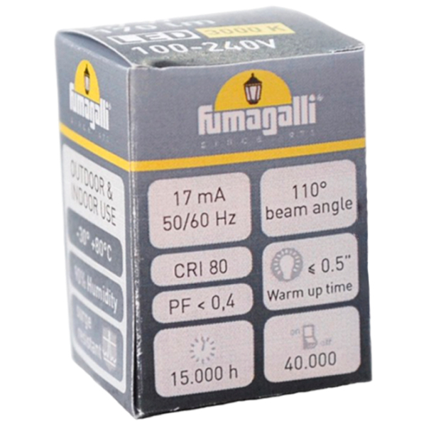 Лампочка светодиодная Fumagalli HLEDG094K  G9 | 1.7 Вт | White photo 2
