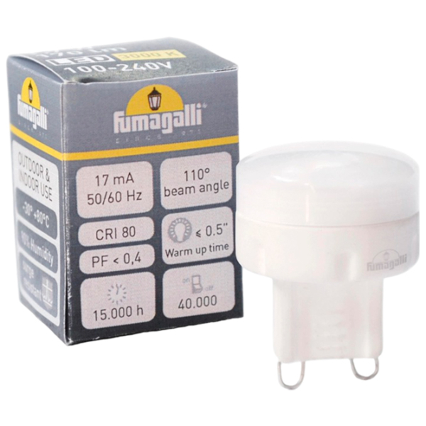 Лампочка светодиодная Fumagalli HLEDG094K  G9 | 1.7 Вт | White photo 3