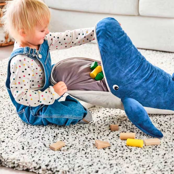 Jucărie moale Ikea Animals Blavingad Blue 3+ photo 6