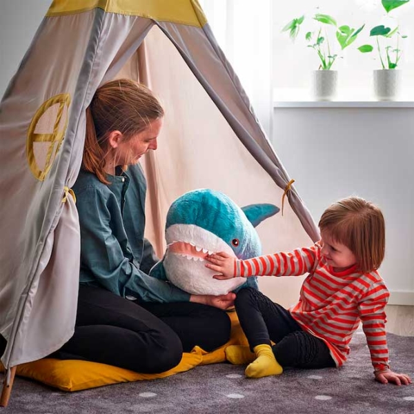 Мягкая игрушка Ikea Animals Blahaj Синий 3+ photo 5