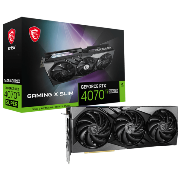 Placă video MSI GeForce RTX 4070 Ti SUPER GAMING X SLIM 16 GB PCI Express x16 4.0 photo 5
