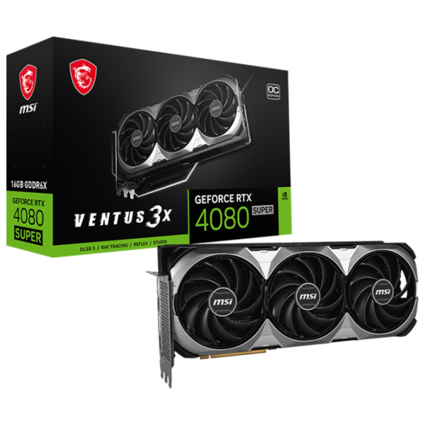 Видеокарта MSI GeForce RTX 4080 SUPER VENTUS 3X OC 16 ГБ PCI Express x16 4.0 photo 5