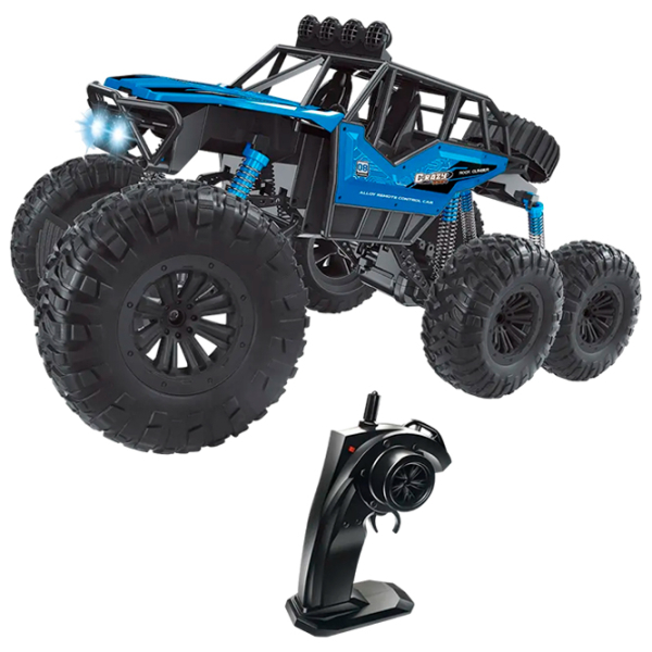 Машинка JZL Six-Wheel Climbing Car Off-Road Hegemony 2280 Синий  photo 3