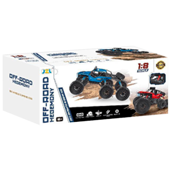 Машинка JZL Six-Wheel Climbing Car Off-Road Hegemony 2280 Синий  photo 5