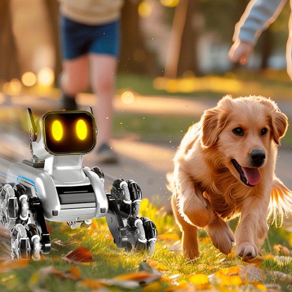 Машинка JZL Eight-Wheeled Stunt Robot Dog 2950-1 Серый  photo 7