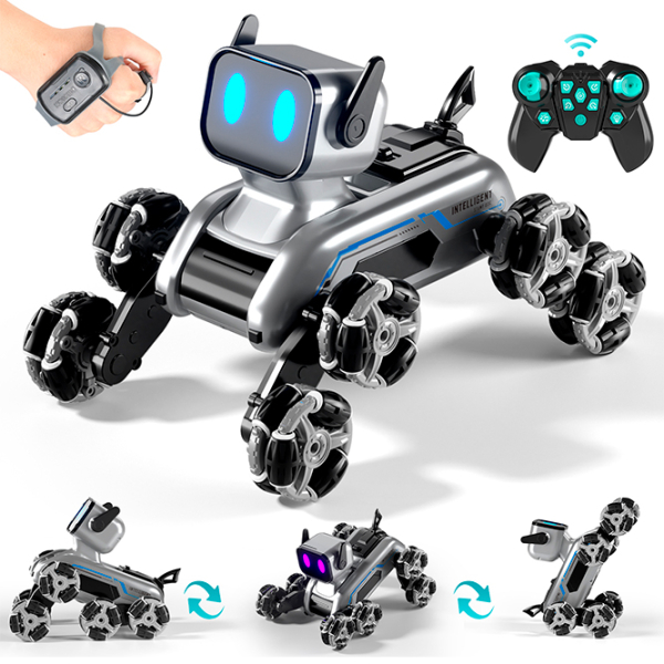 Машинка JZL Eight-Wheeled Stunt Robot Dog 2950-1 Серый  photo 8