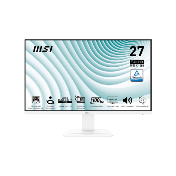 Монитор MSI PRO MP273AW Белый 27" Full HD IPS WLED photo 1