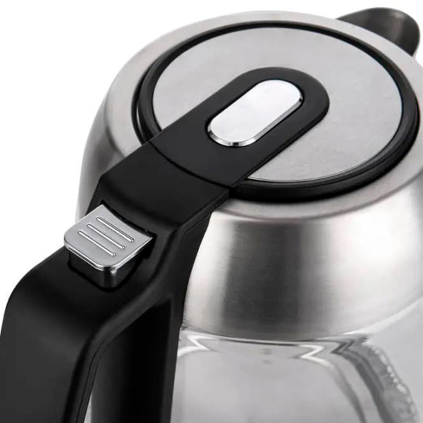 Ceainic electric Ozon EKC-1705A-GS Inox , 1.7l, Material interior: Sticlă photo 2