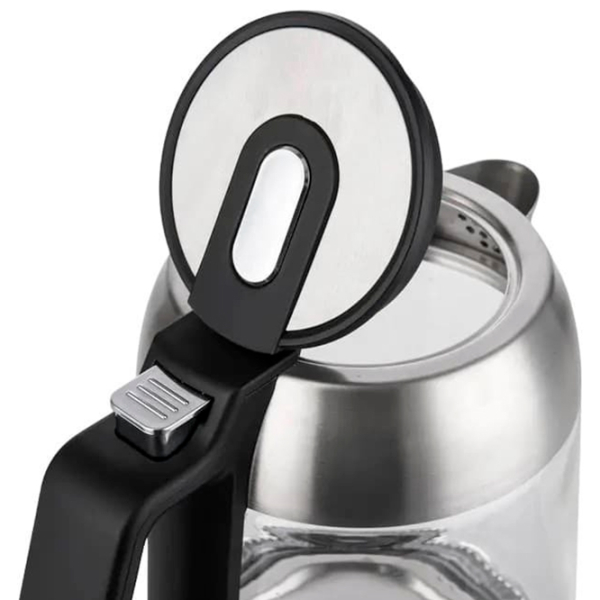 Ceainic electric Ozon EKC-1705A-GS Inox , 1.7l, Material interior: Sticlă photo 4