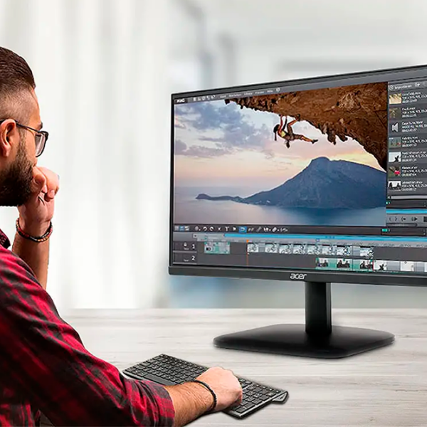 Monitor Acer EK220QH3BI Black 21.5" Full HD VA WLED photo 6