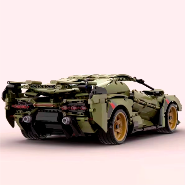 Constructor cu telecomandă KeeYee Lamborghini SIAN Green Numărul de piese 2375, 16+ photo 4