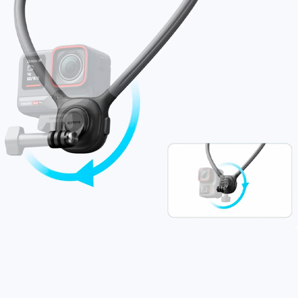 Fixator Insta360 Neck Mount Black  photo 8