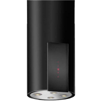 Hotă Tornado Tube Island 1200 Black 40 cm, Recirculare, 1200 m³/h