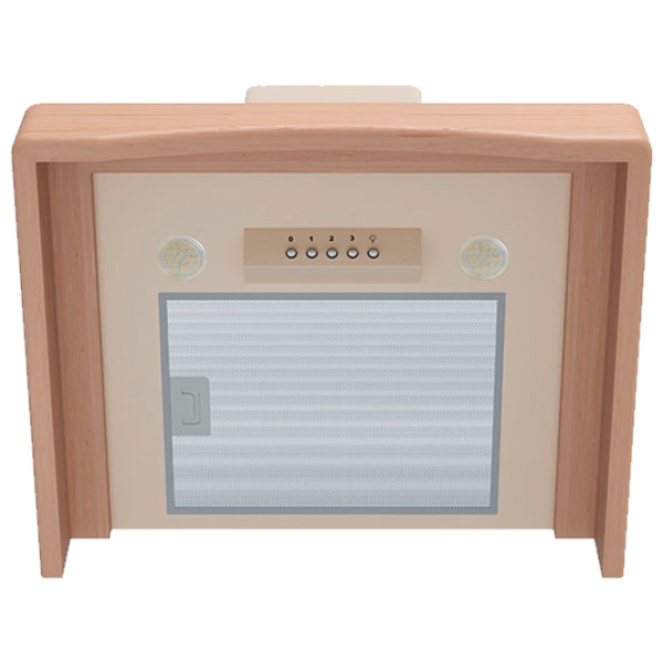 Hotă Tornado Tempo 1200 Beige 60 cm, Recirculare, 1200 m³/h photo 2
