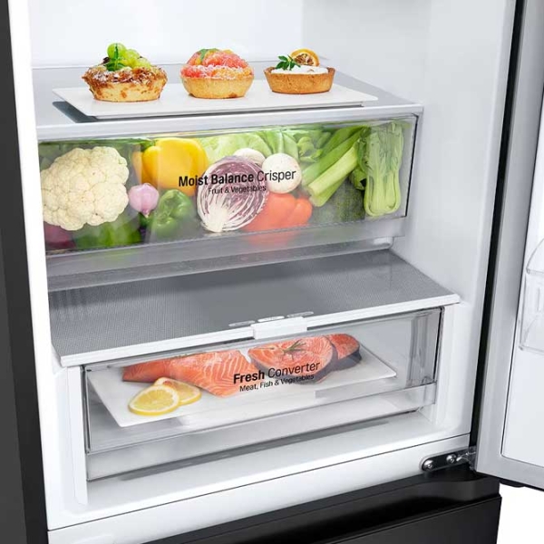 Frigider LG GBV3200DEP Black 277l / No Frost, 110l / No Frost, D photo 8