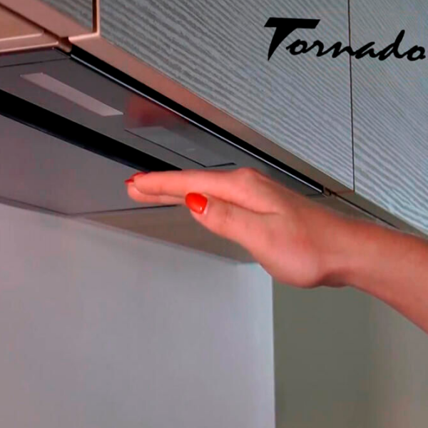 Hotă Tornado Modul Touch Free 1200 Black 60 cm, Recirculare, 1200 m³/h photo 4