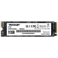 SSD Patriot P320 M.2 NVMe 512 ГБ Скорость чтения: 3000 МБ/с,Скорость записи: 2200 МБ/с