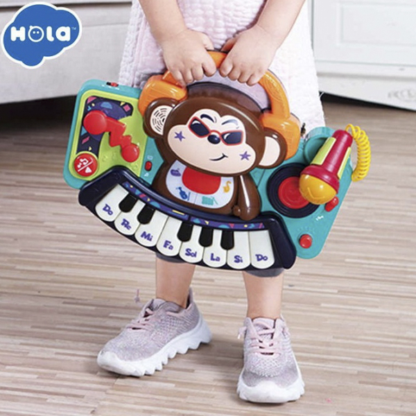 Пианино для детей Hola Toys 3137 13 клавиш Разноцветный Рекомендуемый возраст: 1.5+ photo 3