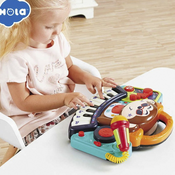 Пианино для детей Hola Toys 3137 13 клавиш Разноцветный Рекомендуемый возраст: 1.5+ photo 5