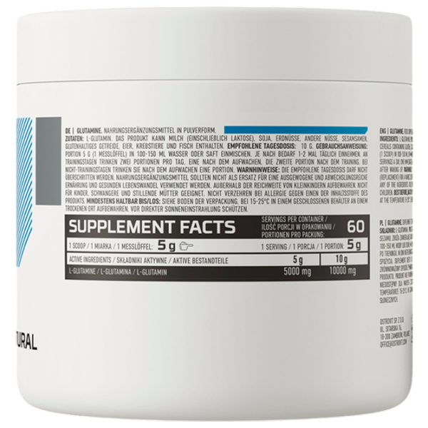 Aminoacizi Osrovit Glutamine (5902232610239) 300 g  photo 3
