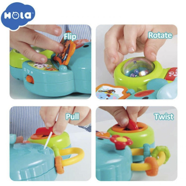 Пианино для детей Hola Toys HT3135 5 клавиш Разноцветный Рекомендуемый возраст: 6 месяцев  photo 3