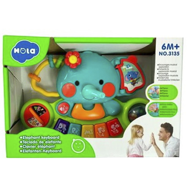 Пианино для детей Hola Toys HT3135 5 клавиш Разноцветный Рекомендуемый возраст: 6 месяцев  photo 5