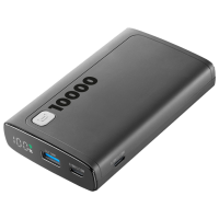 Power Bank 10000 мАч Cellularline PBDISPL01PD10000K (20 Вт) Черный 