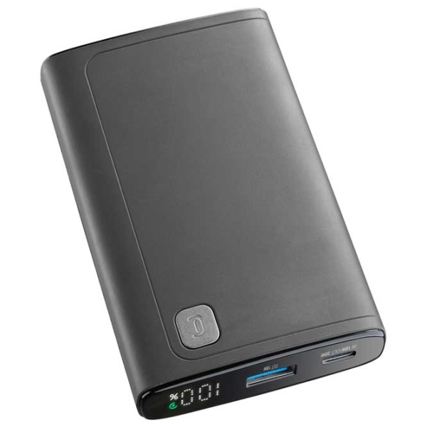 Power Bank 10000 mAh Cellularline PBDISPL01PD10000K (20 W) Black  photo 5