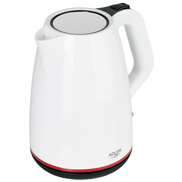 Ceainic electric Adler AD-1277 White 2200 W, 1.7l, Material interior: Plastic photo 2