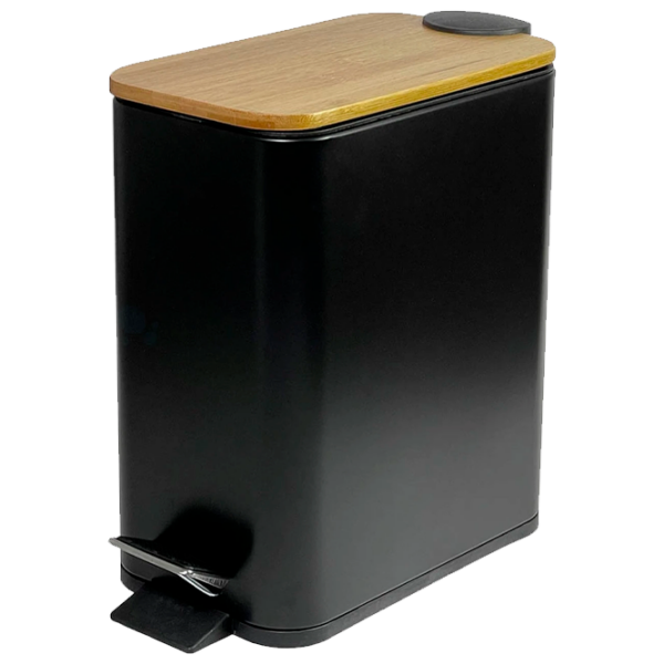 Coș de gunoi Sepio 9001 Black Inox, 6 l photo 1