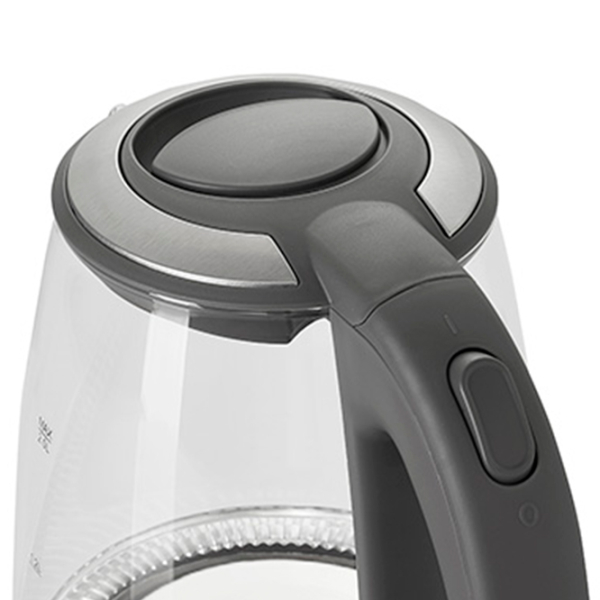 Ceainic electric Adler AD-1286 Gray 2200 W, 2 l, Material interior: Sticlă photo 5