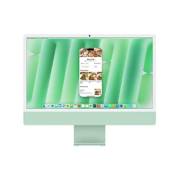 Моноблок Apple iMac 2024 Зеленый 24" 4.5K Retina Apple M4 Apple M4 24 ГБ 512 ГБ  photo 2