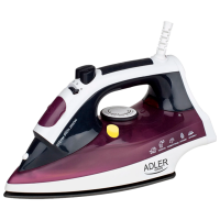 Утюг Adler AD-5022 Пурпурный 3000 Вт, 30 г/мин, 0.3 л, Нержавеющая сталь