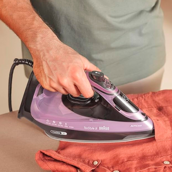 Fier de călcat Braun SI9661VI Purple 3100 W, 60 g/min, 0.33 l, Aluminiu photo 4