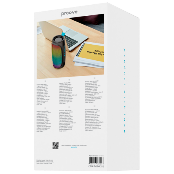 Boxă portabilă Proove Nova Black 10 W photo 4