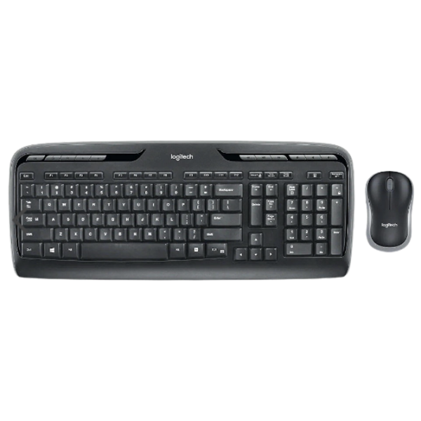 Tastatura & Mouse Logitech Desktop MK330 Black Home and Office, Fără fir photo 1