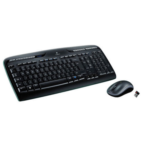 Tastatura & Mouse Logitech Desktop MK330 Black Home and Office, Fără fir photo 2